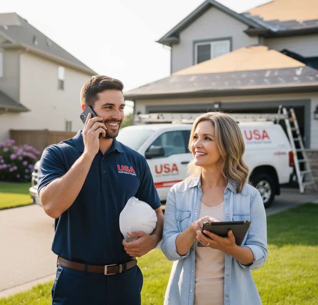 USA Roof Repair Experts customer support in Elverson